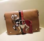 หมดค่ะ กระเป๋าLulu House รุ่น L75-03BluBrBl กระเป๋าสไตล์เกาหลี ดีไซน์เก๋มากๆ ค่ะ